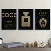Luxury Perfume Bottle Canvas Art Set – Elegantie voor Jouw Ruimte