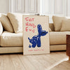 BalloonPup - Verspieltes Leinwandposter mit Ballonhund-Design