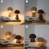 LumoGlow - Incantevole Lampada Notturna LED a Forma di Fungo in Legno