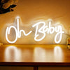 BrightBaby Neon Luce - Decorazione Elegante per Feste e Ambienti Abitativi