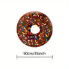 SnackWrap – Zachte Flanellen Deken in Food-Print Design