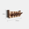 Appendiabiti da parete in legno per pianoforte - Design elegante con spazio di archiviazione funzionale