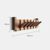 Appendiabiti da parete in legno per pianoforte - Design elegante con spazio di archiviazione funzionale