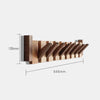 Appendiabiti da parete in legno per pianoforte - Design elegante con spazio di archiviazione funzionale