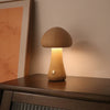 LumoGlow - Incantevole Lampada Notturna LED a Forma di Fungo in Legno