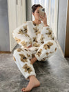 CosyBear Lounge Set - Warme en Stijlvolle Loungewear voor Thuis