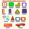 Set di Blocchi Magnetici – 69 Pezzi Divertimento Creativo