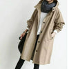 elegante regen- en waterdichte trenchcoat