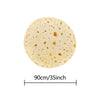 SnackWrap – Zachte Flanellen Deken in Food-Print Design