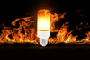 Lampade LED con effetto fiamma