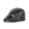 Retro Leather FlatCap – Stijlvolle leren pet voor mannen