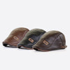 Retro Leather FlatCap – Stijlvolle leren pet voor mannen
