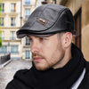 Retro Leather FlatCap – Stijlvolle leren pet voor mannen