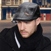 Retro Leather FlatCap – Stijlvolle leren pet voor mannen