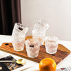 Gletscher-Muster Gesiebtes Glas