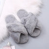 Noordse Cozy Cross Band Slippers