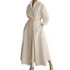 Madison | Elegante Jurk met Lange Mouwen en Kraag