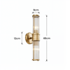 Luci da Toeletta Opulence Gold - Illuminazione a Bastone di Lusso per Bagno