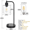 LumiCharge – Lampada da lavoro industriale con LED dimmerabile e porte USB