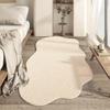 Tappeto Wave Monocromo – Tappeto da golf moderno per un interno elegante