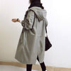 elegante regen- en waterdichte trenchcoat