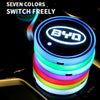 LED-Becherhalter | 2 Stück Auto-Logo-Licht