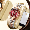 Diamant kwarts horloge voor vrouwen