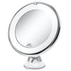 Kosmetikspiegel met verlichting, LED-makeupspiegel, cosmeticaspiegel met vergrotingsfunctie en licht
