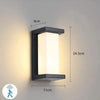 Illuminazione esterna a LED resistente alle intemperie – Sensore di movimento intelligente