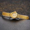 Mini orologio di lusso dorato per donne