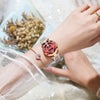 Diamant kwarts horloge voor vrouwen