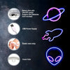 SpaceGlow Lampada da parete - Illuminazione al neon vivace