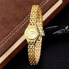 Mini orologio di lusso dorato per donne