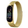 LED-horloge met magnetische band voor vrouwen
