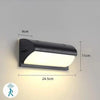 Illuminazione esterna a LED resistente alle intemperie – Sensore di movimento intelligente