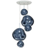 Lampada a sospensione in vetro elegante - design scandinavo