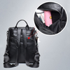 Anti-Diebstahl Leder Rucksack - Sicher und Stilvoll für Jeden Tag