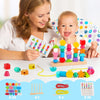 Blocchi impilabili educativi - Set geometrico Montessori