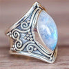 Boheemse Stil Mondstein Ring