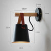 Lampada da parete Nordisk in legno