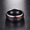 Anello in legno di Koa hawaiano