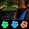 Pietre luminescenti per il giardino