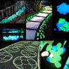 Pietre luminescenti per il giardino