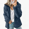 Olivia | Wol en fleece jack - Luxe winter warmte
