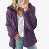 Olivia | Wol en fleece jack - Luxe winter warmte