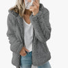 Olivia | Wol en fleece jack - Luxe winter warmte