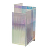 RippleGlow vaso acrilico - design arcobaleno per eleganza moderna