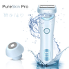 PureSkin PRO waterdichte damesraser voor zijdezachte huid - pijnloos, nat & droog