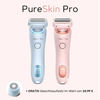 PureSkin PRO waterdichte damesraser voor zijdezachte huid - pijnloos, nat & droog
