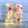 Lettere di fiori secchi Nachtlampje
